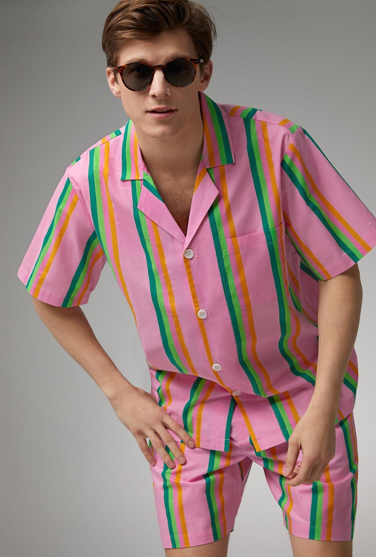 Striped men coord set