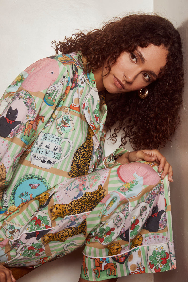 New SHELF LIFE ORGANIC COTTON PYJAMA SET