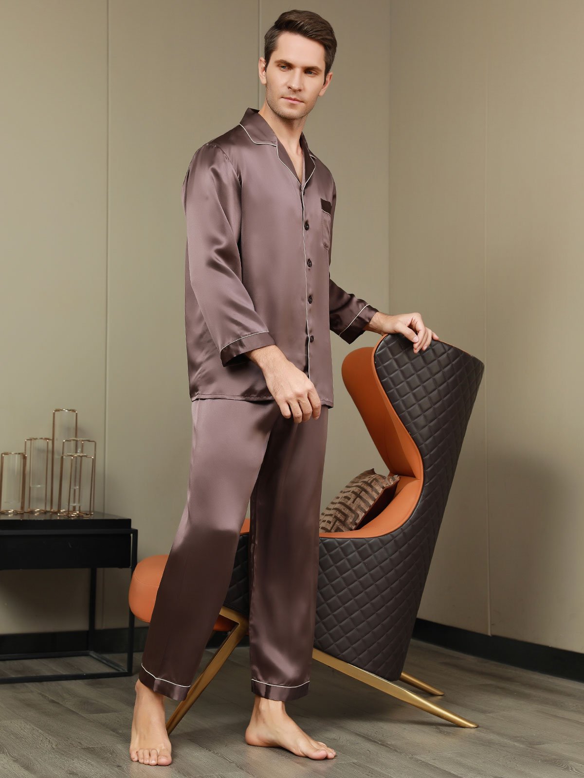 Men Satin Sleepwear