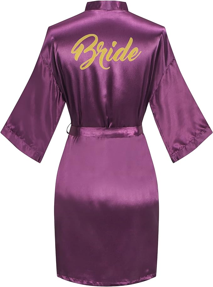Bride Satin Robe