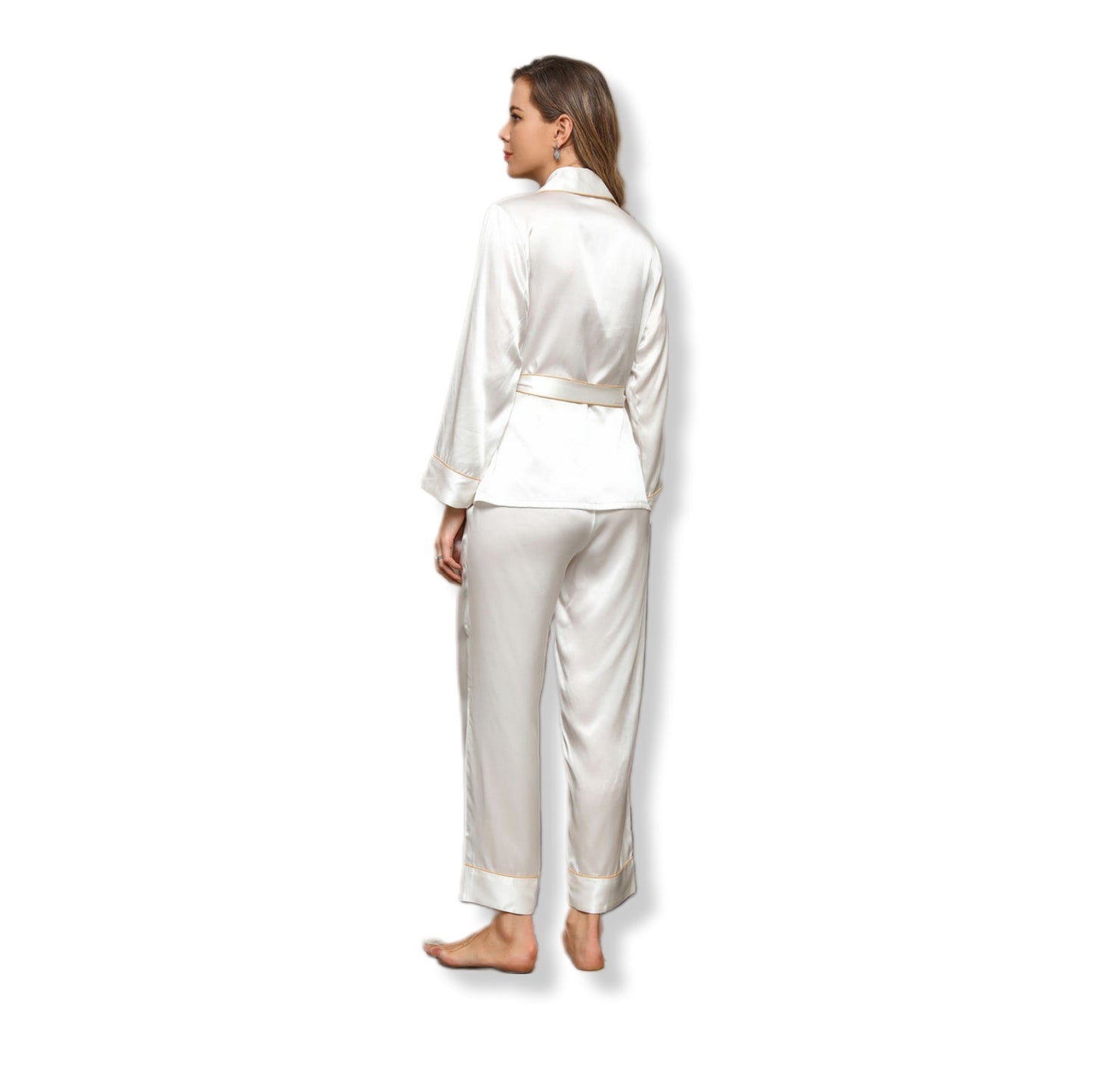 Robe style pj set white