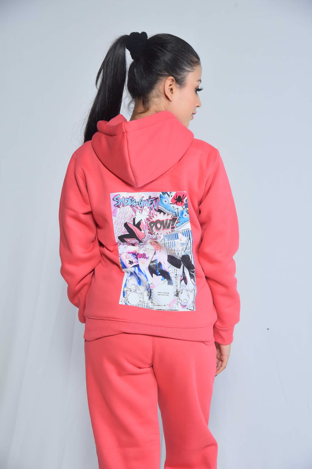 Back print jogger set