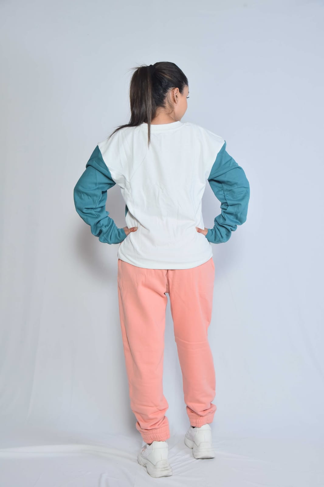 Colorblock jogger set