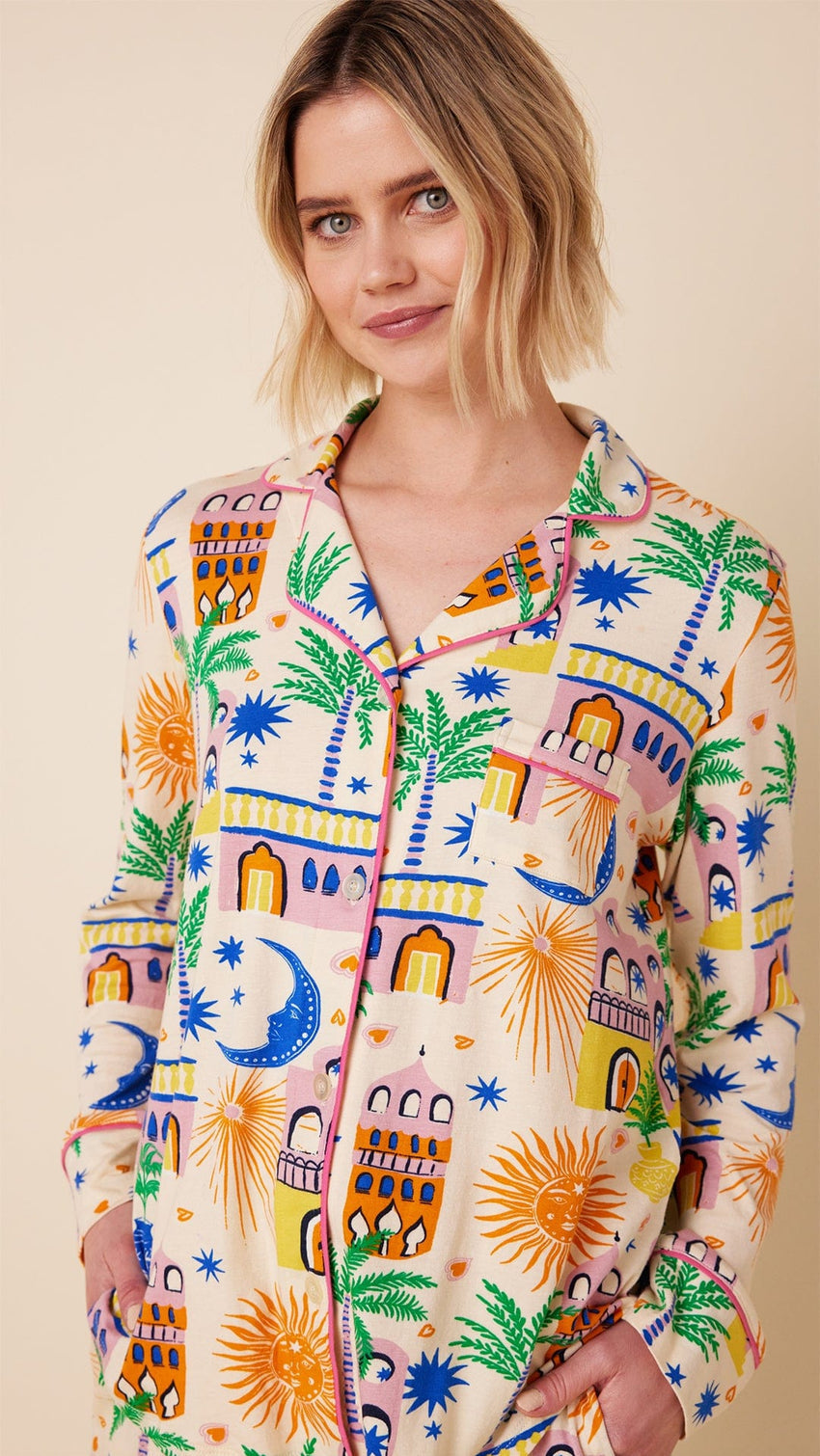 Moroccan Magic Long-Sleeved Pajama