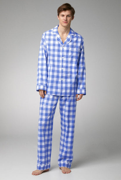 Check print men nightwear