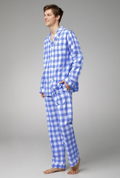 Check print men nightwear