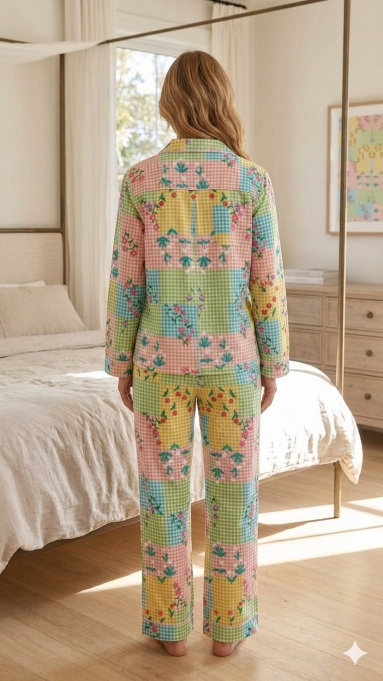 The Pastel Patchwork PJ Set