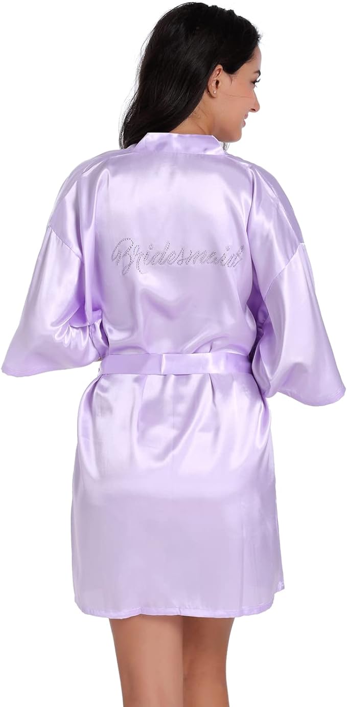 Bridesmaid Satin  Robe