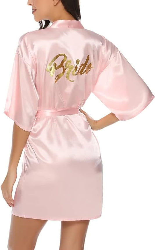 Satin Bride Robe
