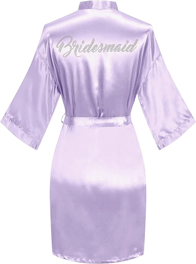 Bridesmaid Satin  Robe