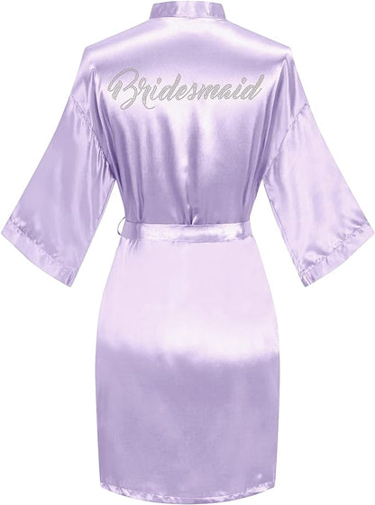 Bridesmaid Satin  Robe