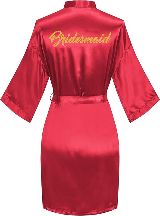 Bridesmaid  Satin Robe