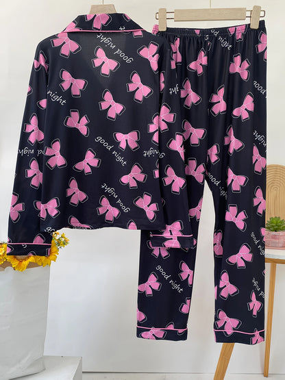 Bow Print Nightwear