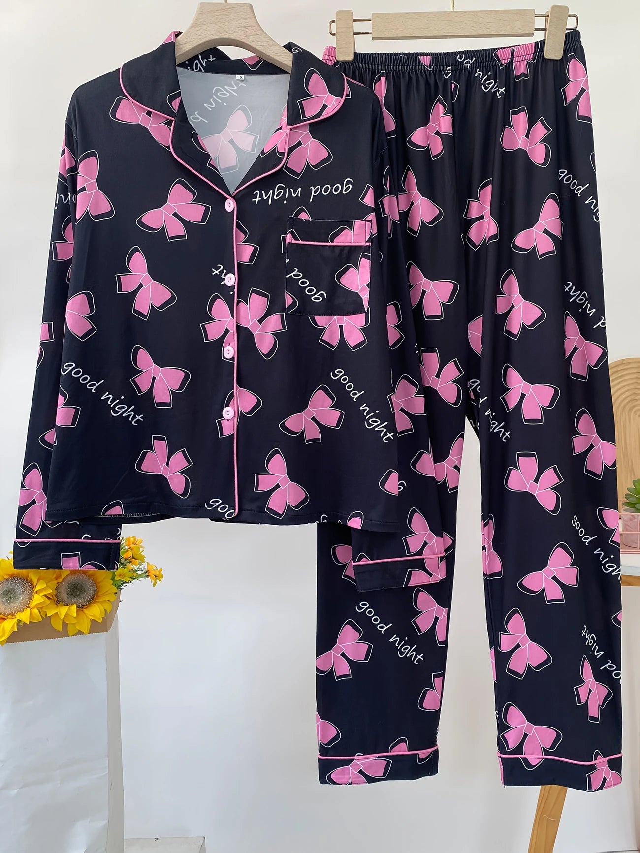 Bow Print Nightwear