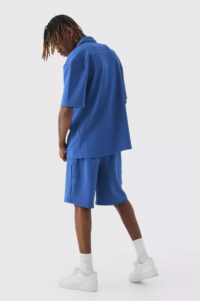 Blue men coord set