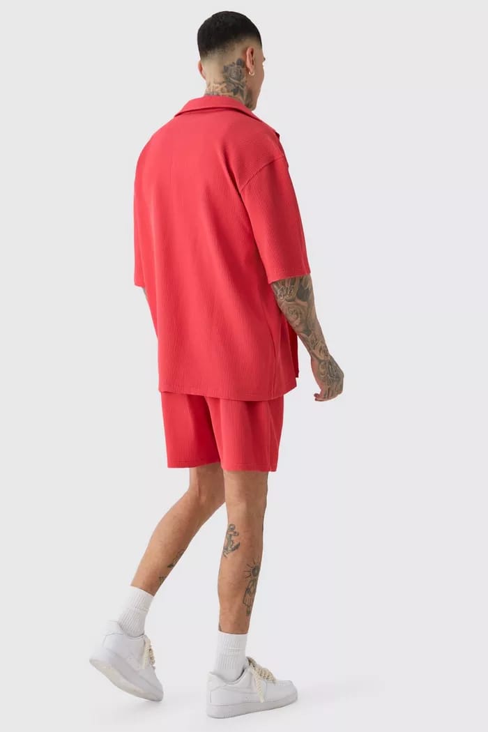 Red men coord set