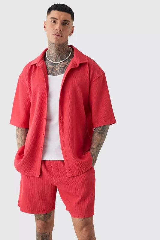 Red men coord set