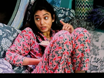 Sana makbul flamingo print nightwear