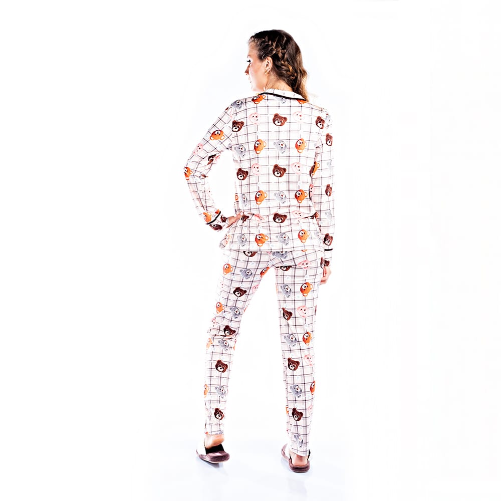 Teddy Checkboard Nightwear