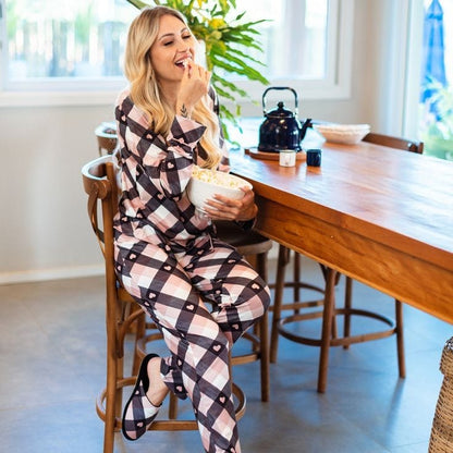 Everygreen Luxe Check Nightwear