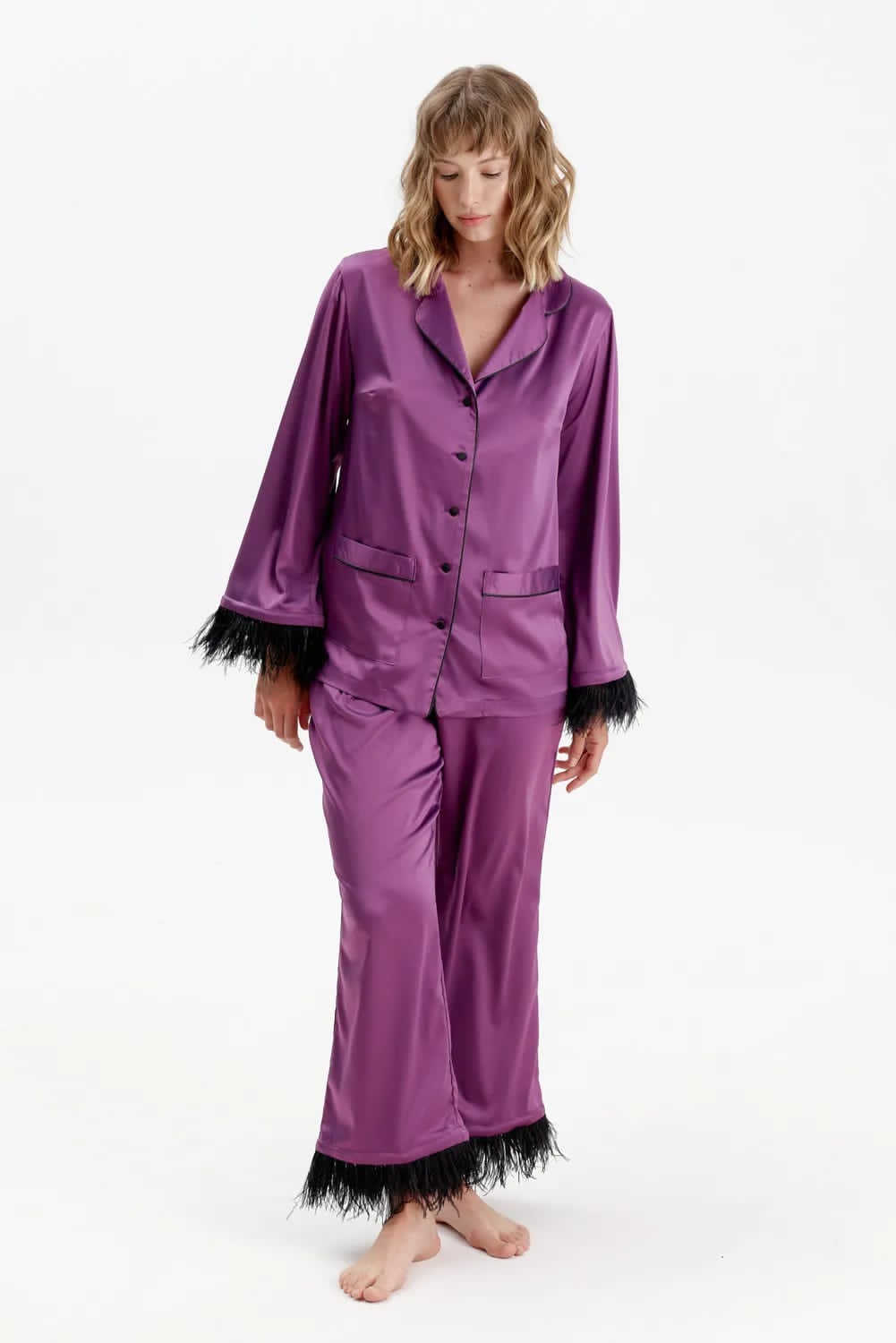Luxe Feather nightwear