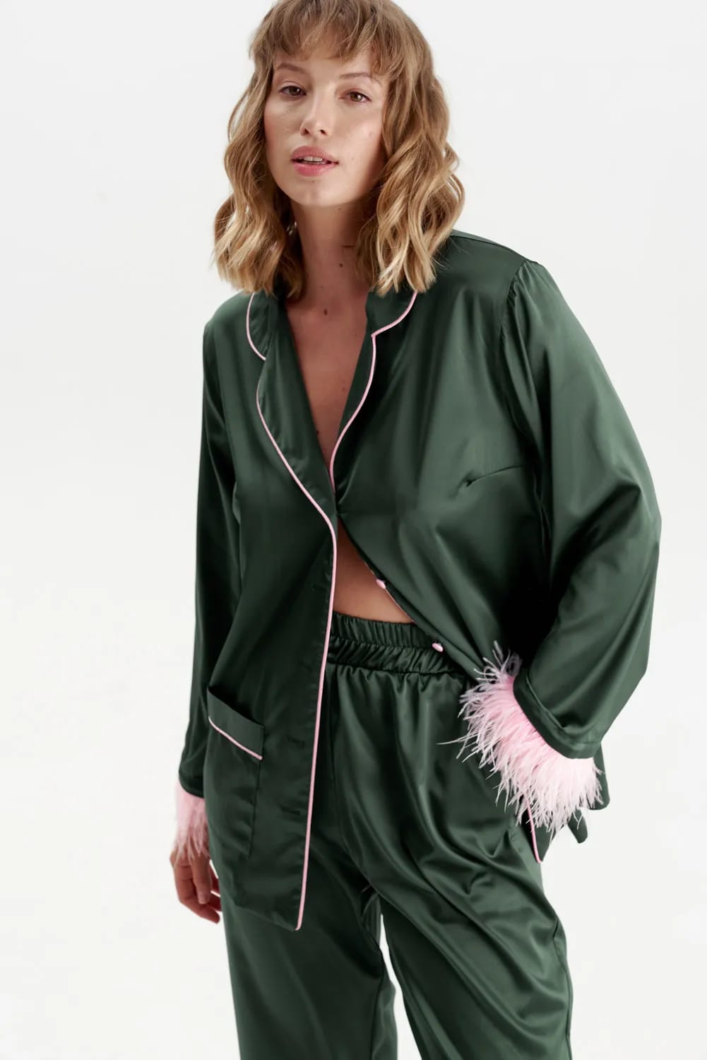 Luxe Feather loungewear