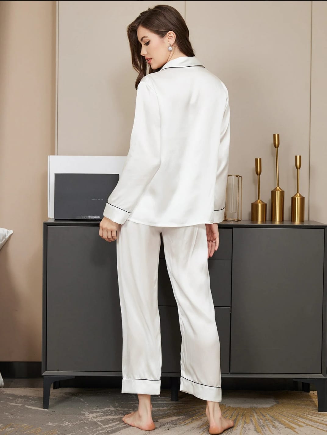 Satin pj set