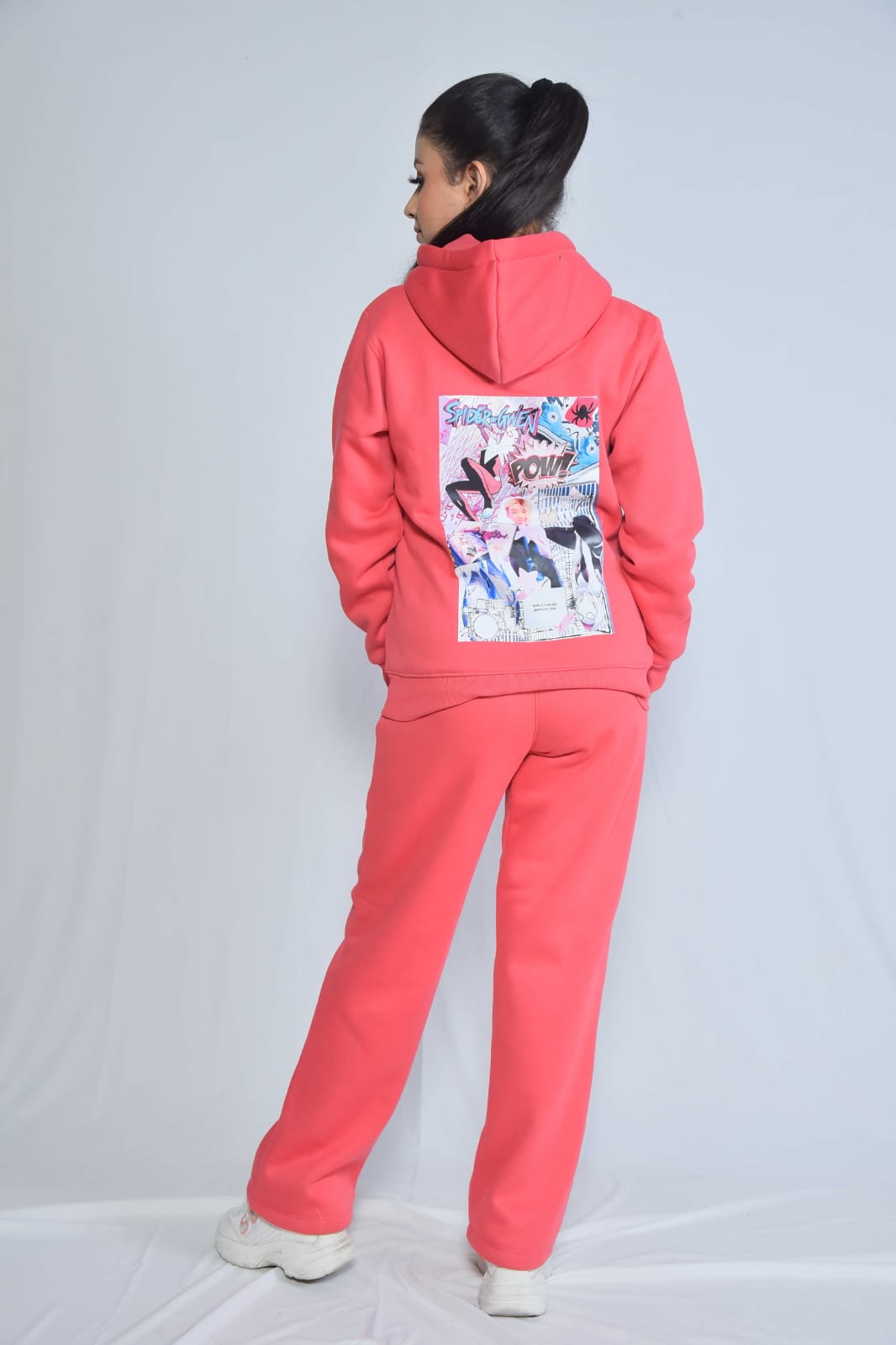 Back print jogger set