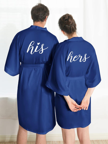 His and Hers Couple Robes