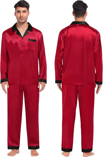 Couple matching pajamas