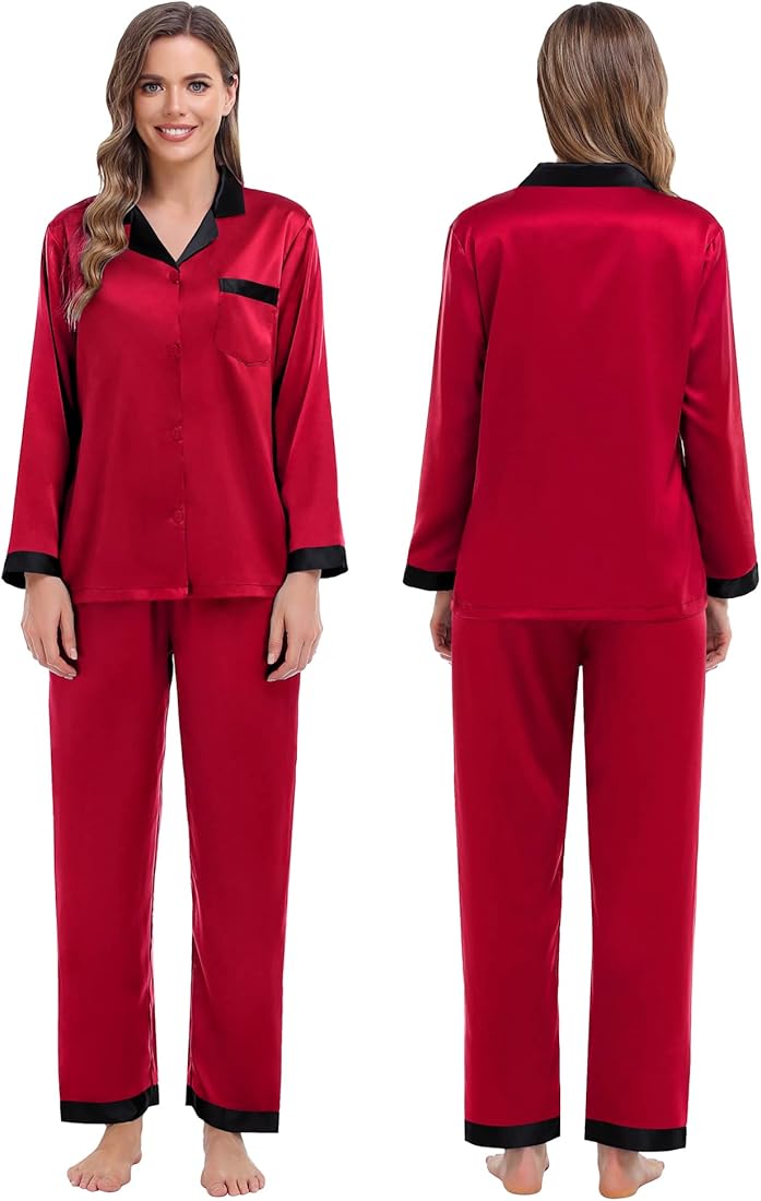 Couple matching pajamas
