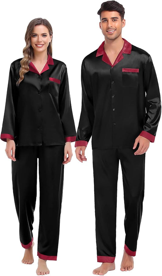 Colorblock  matching pajamas