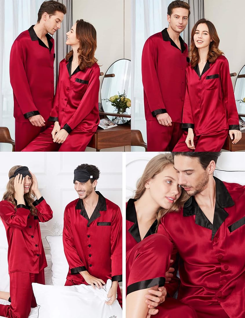 Couple matching pajamas