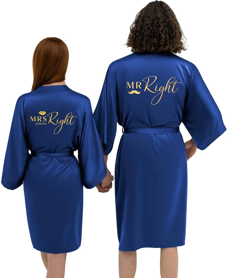 Mr Right and Mrs Right Couple Robes