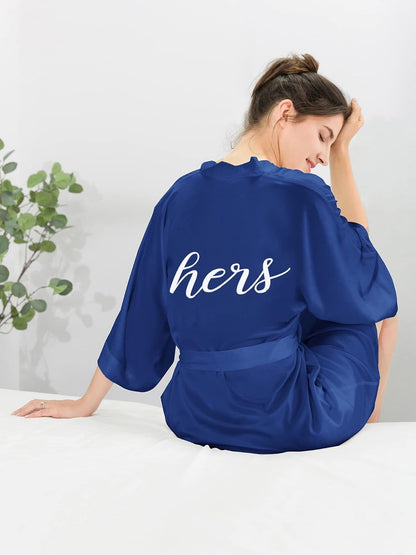 His and Hers Couple Robes