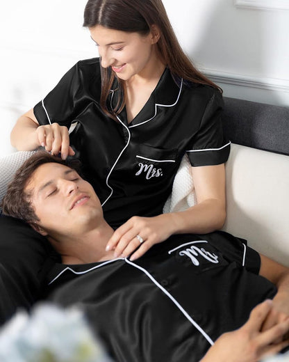 Mr and Mrs couple nightwear
