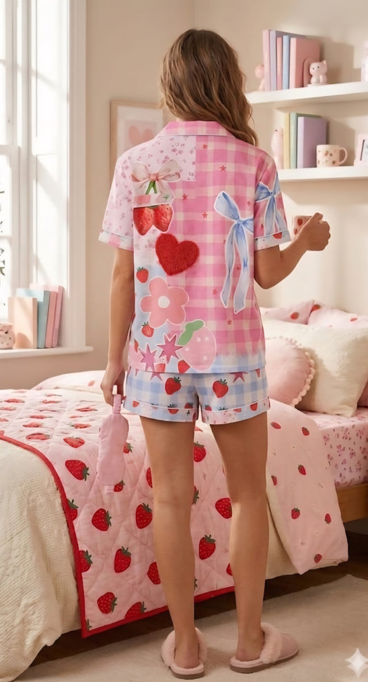 Strawberry Dreams Pajama Set