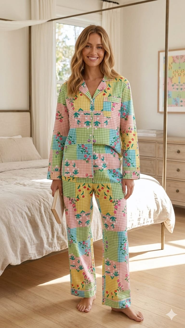 The Pastel Patchwork PJ Set