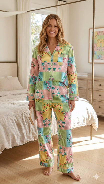 The Pastel Patchwork PJ Set