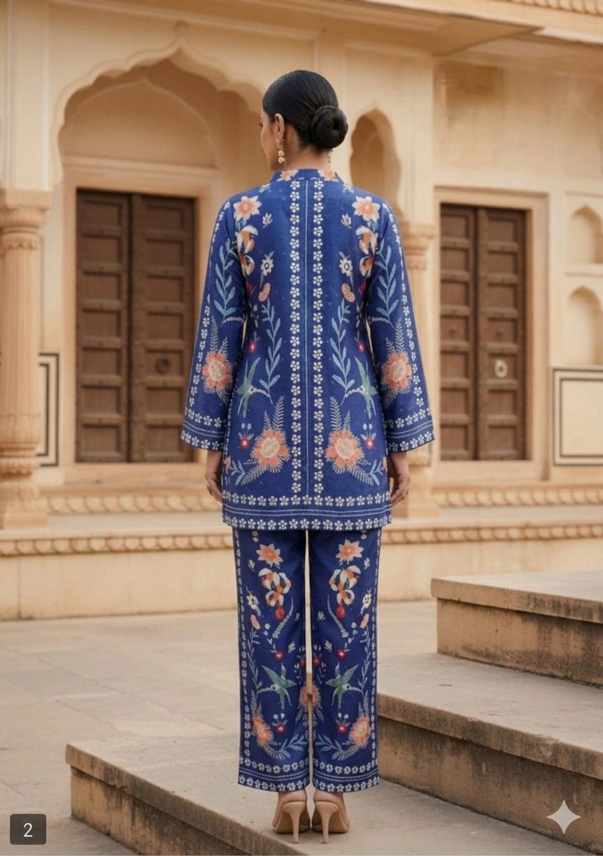 The Azure Blossom Co-ord Set