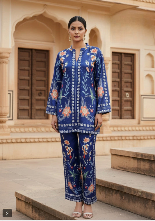 The Azure Blossom Co-ord Set