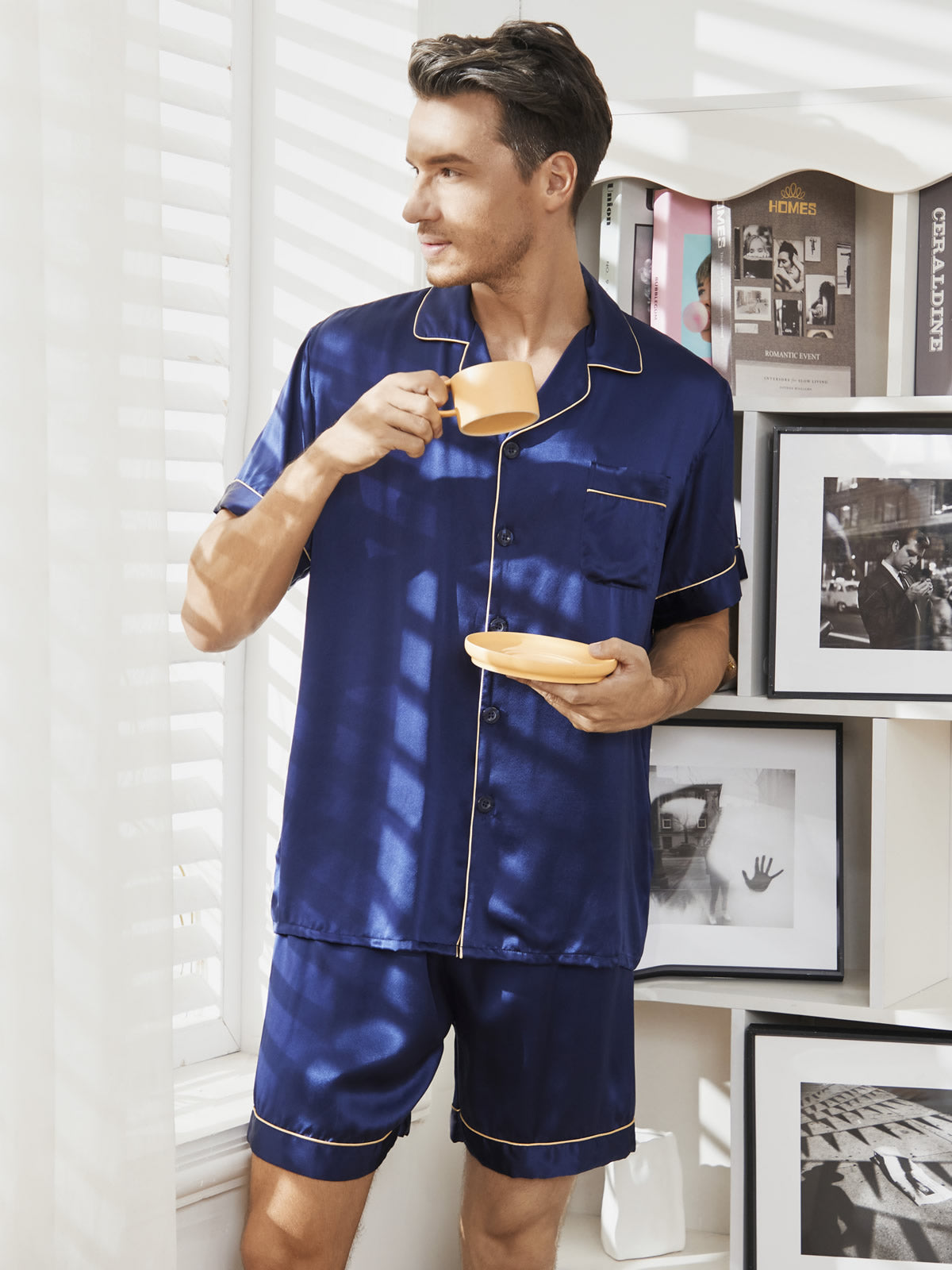 Mens  Satin Short