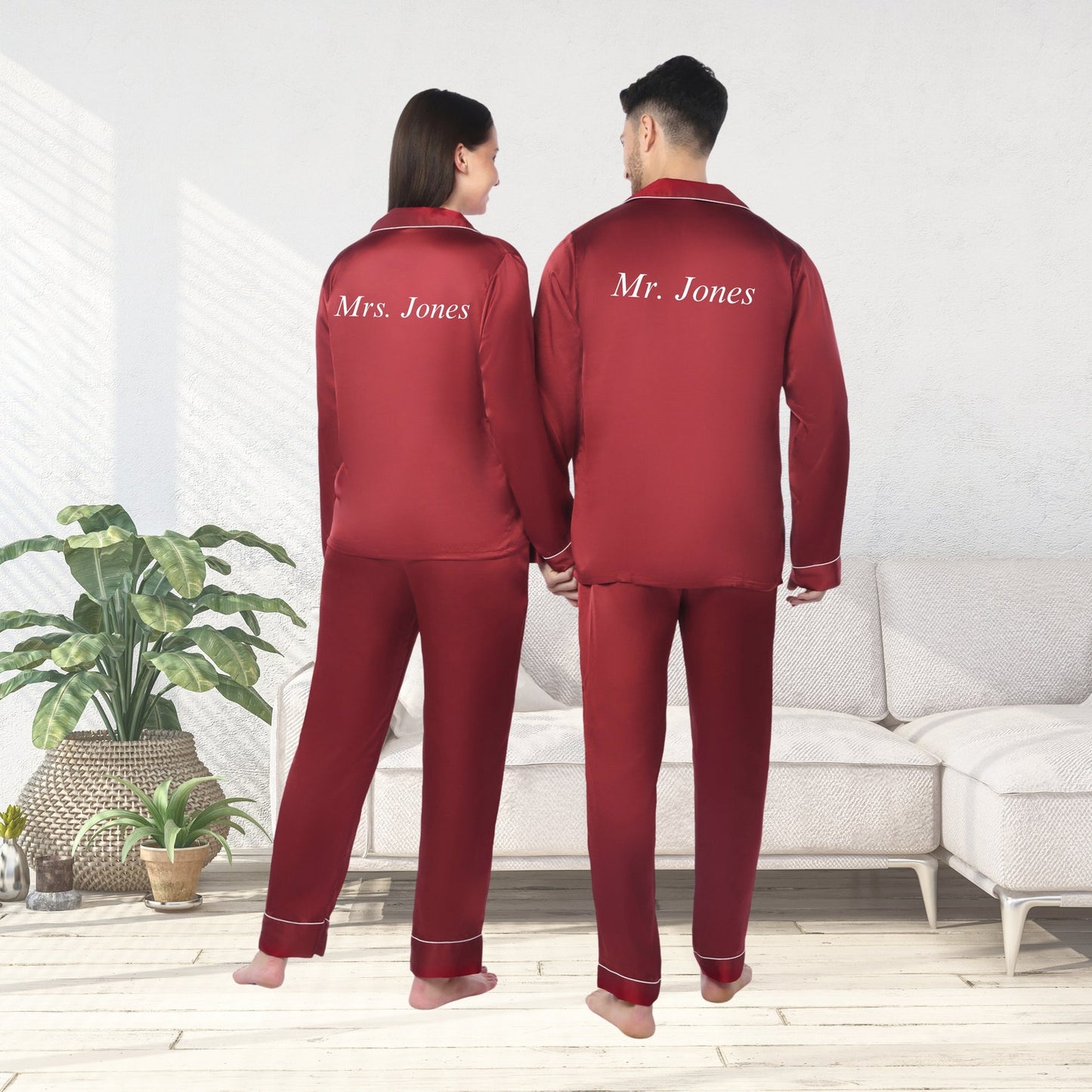 Customised couple nightwear collection