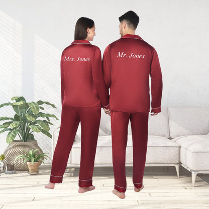 Customised couple nightwear collection