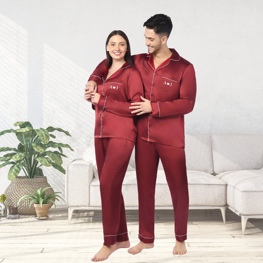 Customised couple nightwear collection
